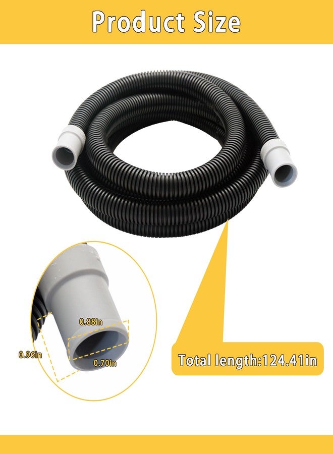 BTROVIA 2Pcs A20015 Ribbed Hosing Replacement Fits For Fluval 306/307/406/407/305/405 Canister Filter Aquarium Hosing - Image 3